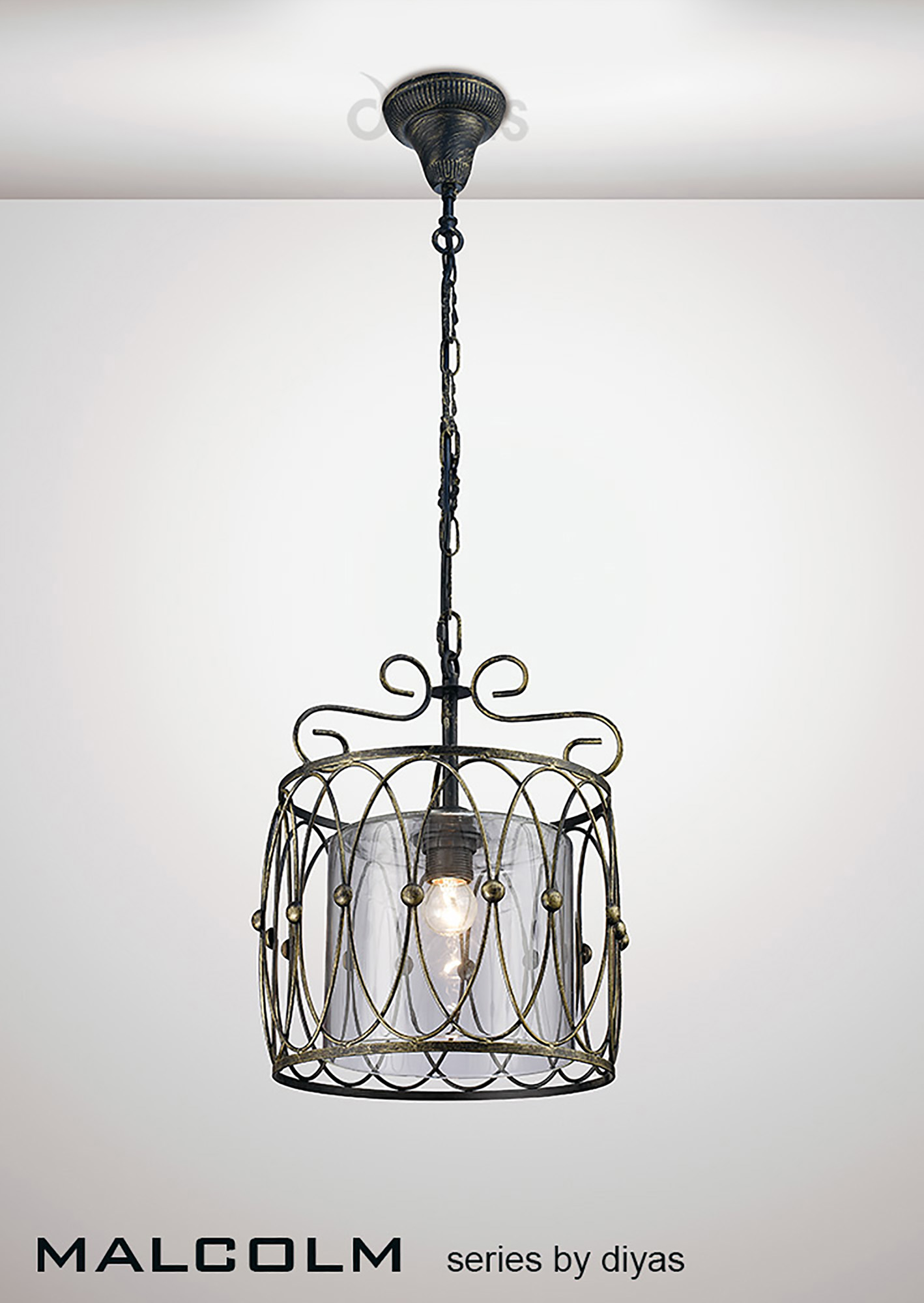 Malcolm Ceiling Lights Diyas Single Pendant Malcolm Ceiling Lights Diyas Single Pendant